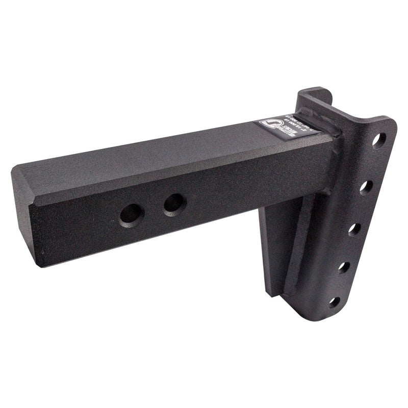 Bulletproof Heavy Duty 4” Drop/Rise Trailer Hitch 2.5" Box Steel Shank