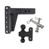 Bulletproof Heavy Duty 6” Drop/Rise Trailer Hitch 2.5" Box Steel Shank