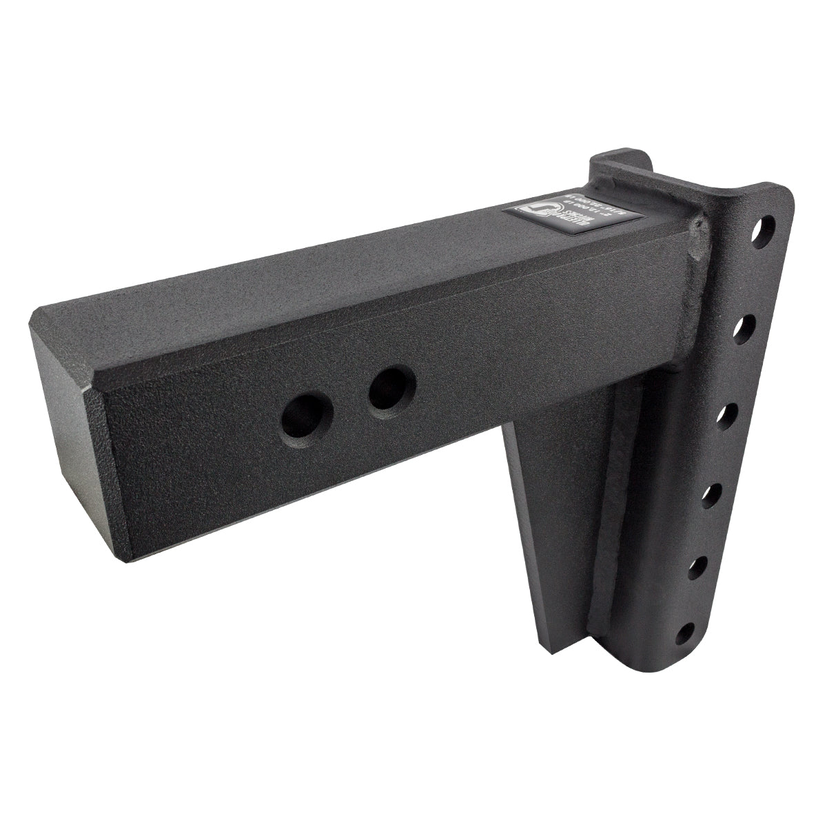 Bulletproof Heavy Duty 6” Drop/Rise Trailer Hitch 3" Box Steel Shank