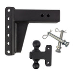 Bulletproof Heavy Duty 6” Drop/Rise Trailer Hitch 3" Box Steel Shank