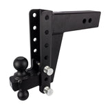 Bulletproof Heavy Duty 8” Drop/Rise Trailer Hitch 3" Box Steel Shank