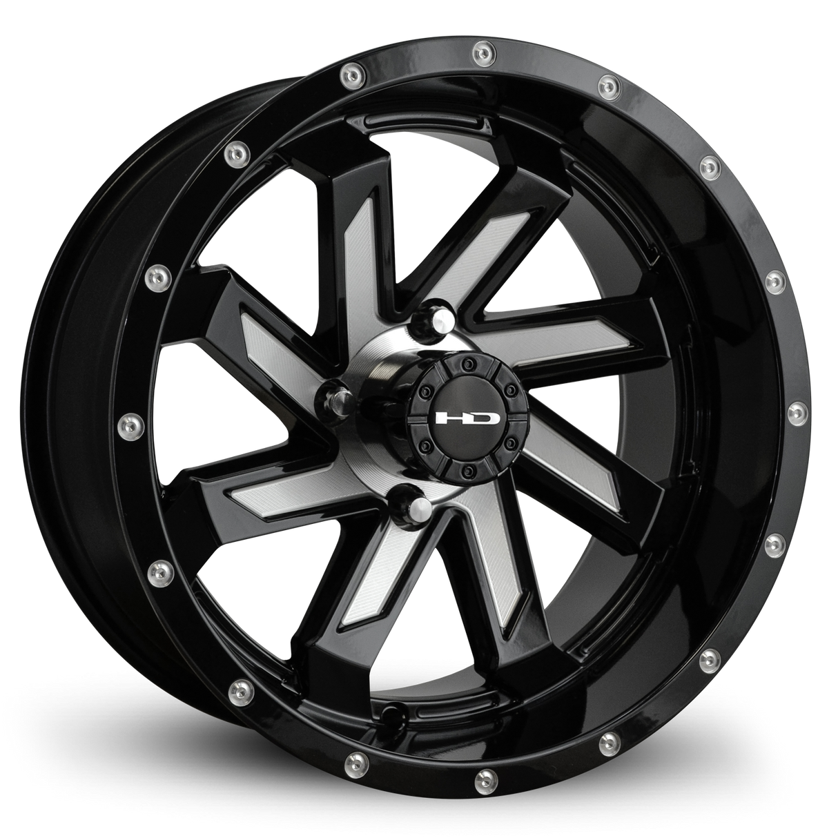 HD Golf Saw 12x7 | -14 Offset Gloss Black/Milled Face