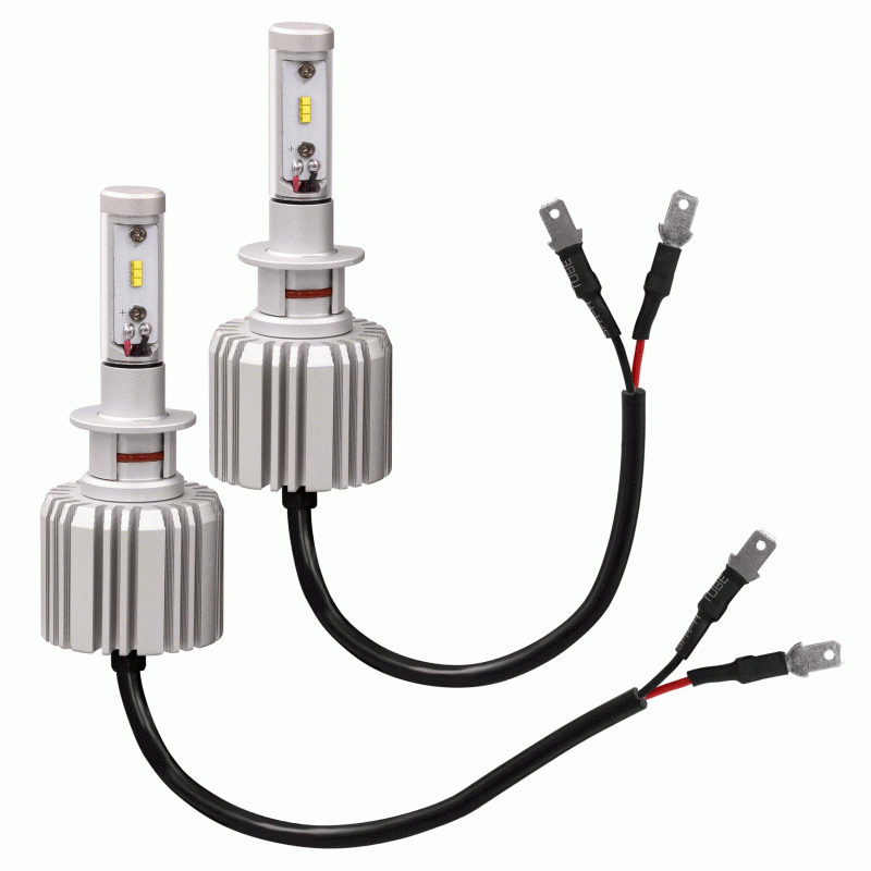 Heise HE-H1LED 50 Watts LED Headlight Replacement Kit (Pair) Heise