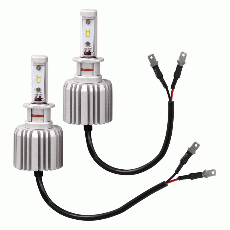 Heise HE-H3LED 50 Watts LED Headlight Replacement Kit (Pair) Heise