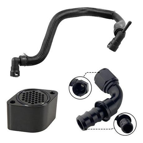 TruckTok 2011-2019 6.7L Powerstroke 4" Exhaust Delete Pipe & CCV/EGR Delete Kit TruckTok