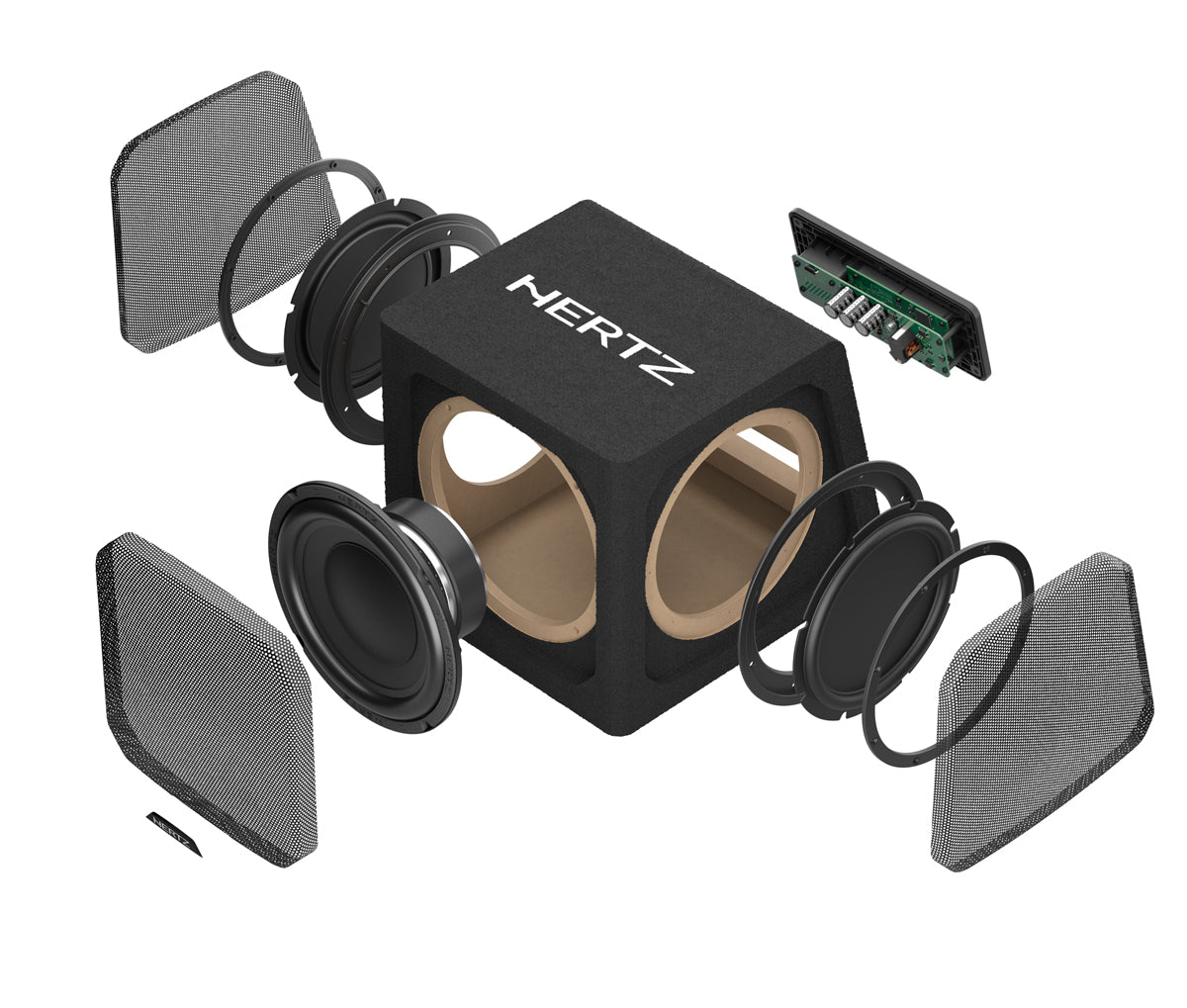 Hertz Dieci DBA 201 8" Powered Active Subwoofer Box
