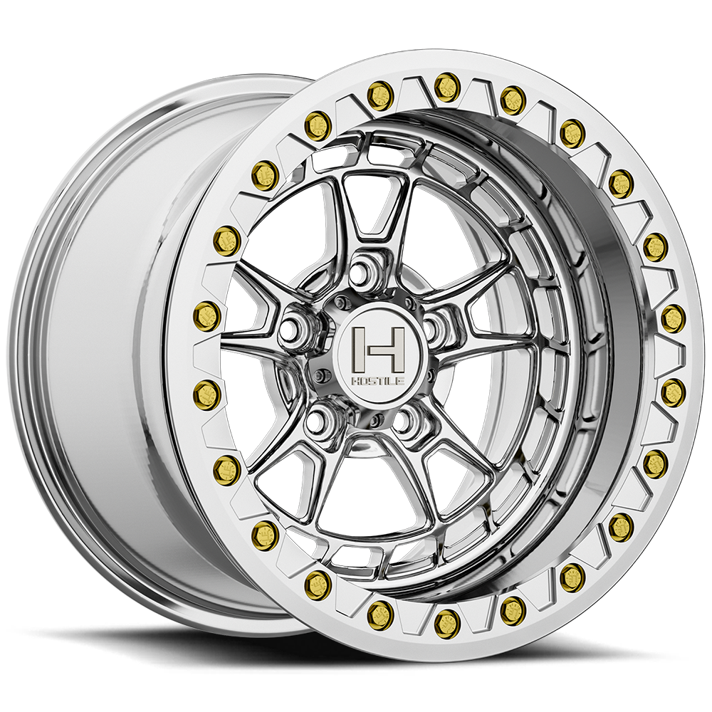 Hostile Rival Beadlock Polished Forged Wheel