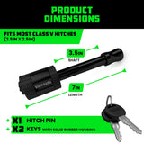 2.5" Locking Trailer Hitch Pin