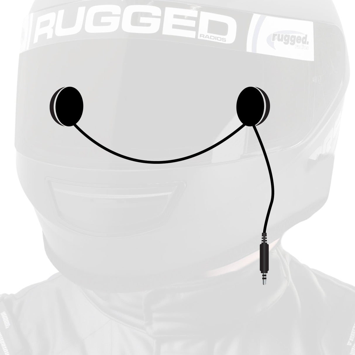 In-Helmet Speakers with 3.5mm Plug