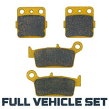 Honda CR80/CR85R 1992-2007 Ceramic Brake Pad Set Traild
