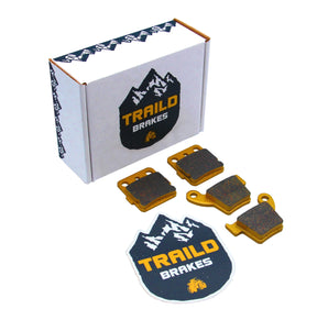 Honda CRF150 2007-2026 Ceramic Brake Pad Set Traild