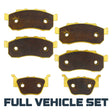 Honda Pioneer 700/520/500 2014-2026 Brass Brake Pad Set Traild