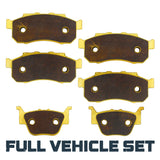 Honda Pioneer 700/520/500 2014-2026 Brass Brake Pad Set Traild