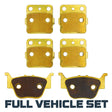 Honda Rancher/Foreman TRX420/TRX500/TRX520 2009-2026 Brass Brake Pad Set Traild