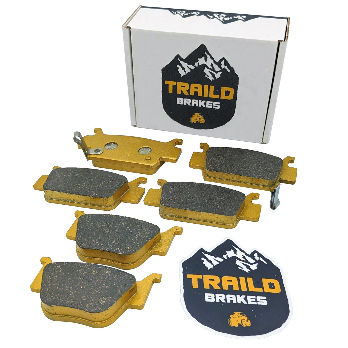 Honda Rincon TRX680/Rubicon 700 2008-2026 Ceramic Brake Pad Set Traild