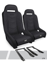 GT/S.E. Suspension Seats Kit for Polaris General, RZR S 900, 900 Trail, Trail, XP 1000, Turbo, Turbo S, RS1 by PRP