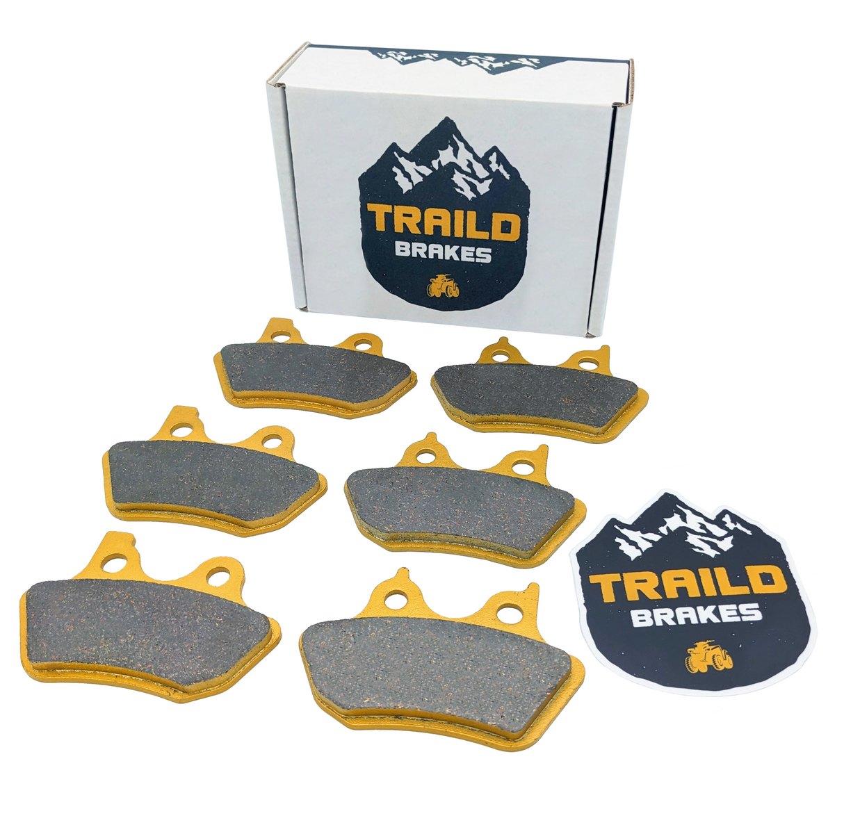 Harley-Davidson Dyna 2000-2007 Ceramic Brake Pad Set Traild