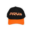 PRV Audio Trucker Hat Black Orange Embroidered Logo
