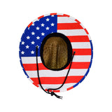 PRV Audio Straw Hat USA Flag Lifeguard Style