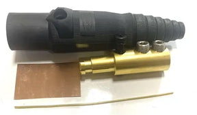 Hubbell series 16 BLACK CAM LOCK 400 AMP MALE AC/DC WIRE AND SUPPLY