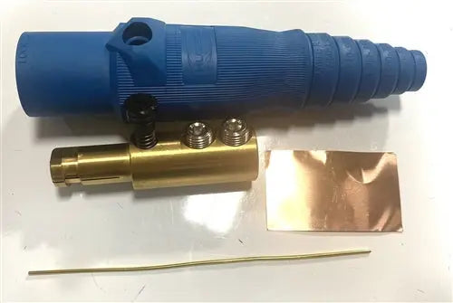 Hubbell series 16 BLUE CAM LOCK 300 AMP MALE AC/DC WIRE AND SUPPLY