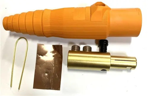 Hubbell series 16 ORANGE CAM LOCK 300 AMP MALE AC/DC WIRE AND SUPPLY