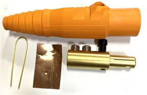 Hubbell series 16 ORANGE CAM LOCK 300 AMP MALE AC/DC WIRE AND SUPPLY