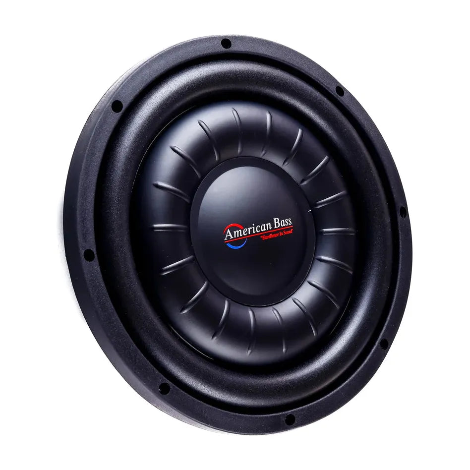 American Bass Hawk Slim 10 10" 700W RMS Shallow Subwoofer DVC 4-Ohm
