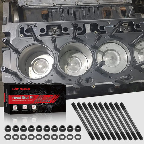 Head Stud Kit for 1996-2000 Honda Civic 1996-1997 Honda Civic Del Sol Flashark