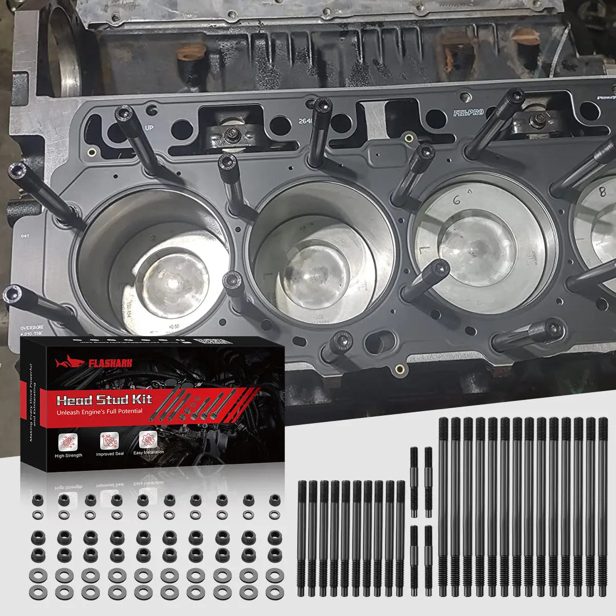 Head Stud Kit for 1997-2003 LS Engines