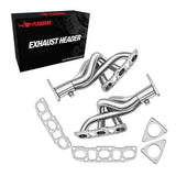 Exhaust Header/Downpipe Exhaust/Y Pipe Downpipe All-In-One Kit for 2009-2013 Nissan 370Z /Infiniti G37 G37X G37XS 3.7L Flashark