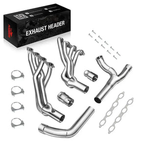 Long Tube Headers For 2014-2017 Chevy Silverado 1500/Tahoe GMC Sierra 1500/Yukon Cadillac Escalade 5.3L 6.2L V8 | 2WD 4WD Flashark