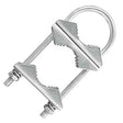 Heavy Duty Double Antenna Mast Clamp V-Jaw Bracket U Bolts Pipe Mounting Hardware 2 pcs EBay