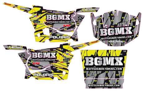 Polaris RZR XP 900 Graphic Kit - Hess Motorsports Custom Kit