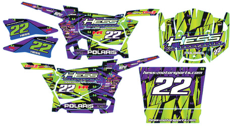 Polaris RZR XP 1000 Graphic Kit - Hess Motorsports Custom Kit