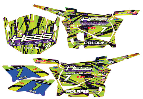 Polaris RZR XP 900 Graphic Kit - Hess Motorsports Custom Kit