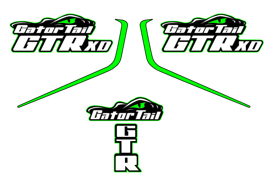 XD Clutch Cover Stickers (Colors) Gatortail