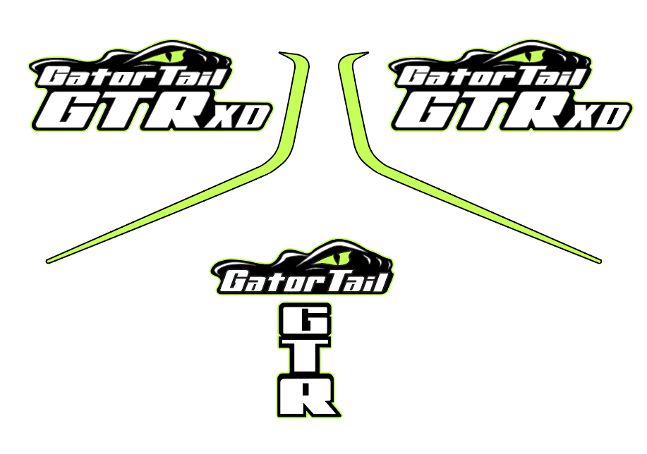 XD Clutch Cover Stickers (Colors) Gatortail