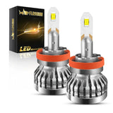 9005/HB3 H4 H7 H11 H13 LED Headlight Bulbs 80W 6400LM 6000K 2 Bulbs