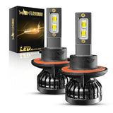 9005/HB3 H4 H7 H11 H13 LED Headlight Bulbs 80W 6400LM 6000K 2 Bulbs Flashark