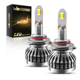 9005/HB3 H4 H7 H11 H13 LED Headlight Bulbs 80W 6400LM 6000K 2 Bulbs Flashark
