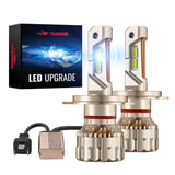 H4/9003/HB2 LED Headlight Bulbs 110W 6500K ‎‎28000LM White Dual-function 2Pcs for Chevrolet/Ford/GMC//BMV/Dodge/Honda/Nissan/Jeep