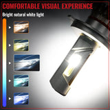 H4/9003/HB2 LED Headlight Bulbs 110W 6500K ‎‎28000LM White Dual-function 2Pcs for Chevrolet/Ford/GMC//BMV/Dodge/Honda/Nissan/Jeep