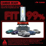 H11 H8 H9 LED Headlight Bulbs 60W 6000K ‎20000LM White 2Pcs for Chevrolet/Ford/Toyota/Dodge/GMC/Honda