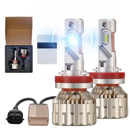H11 H8 H9 LED Headlight Bulbs 110W 6500K ‎‎‎28000LM White 2Pcs for Chevrolet/Ford/Toyota/Dodge/GMC/Honda/Nissan/Lexus/Jeep/Mazda Flashark
