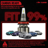 H11 H8 H9 LED Headlight Bulbs 60W 6500K ‎‎‎16000LM White 2Pcs for Chevrolet/Ford/Toyota/Dodge/GMC/Honda/Nissan/Lexus/Jeep/Mazda Flashark