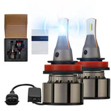 L2 H11 H8 H9 LED Headlight Bulbs 100W 6000K ‎‎‎13000LM White 2Pcs | Flashark Flashark