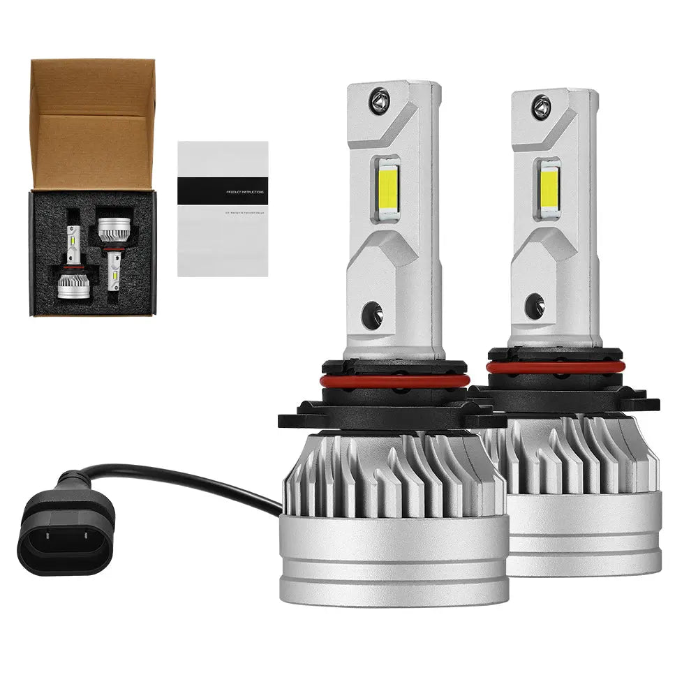 9006/HB4 LED Headlight Bulbs 100W 6500K ‎22000LM White 2Pcs for Chevrolet/Ford/GMC//Toyota/Dodge/Honda/Nissan/Lexus/Jeep/Mazda Flashark