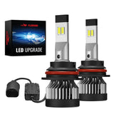 9007/HB5 LED Headlight Bulbs 150W 6500K ‎‎22000LM White 2Pcs Dual-function Flashark