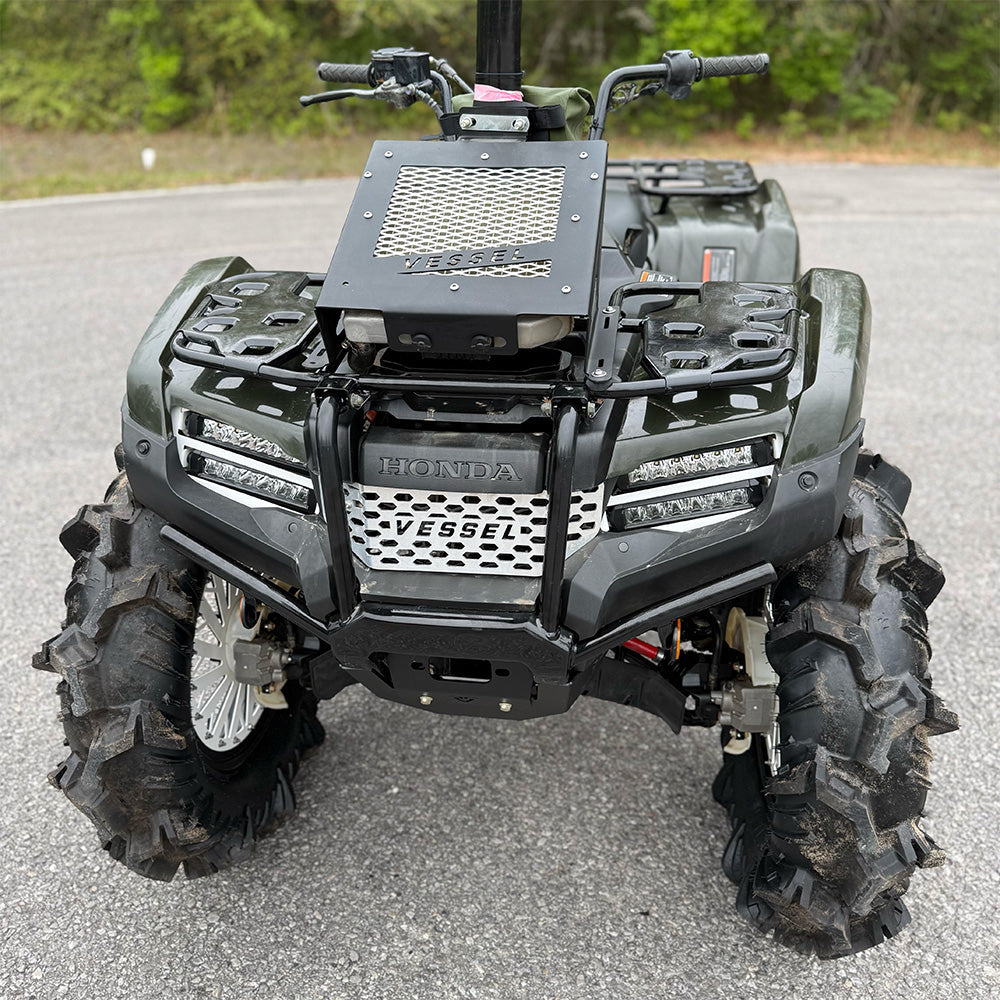 Front Grille Insert for 2014+ Honda Rancher 420 Vessel Powersports